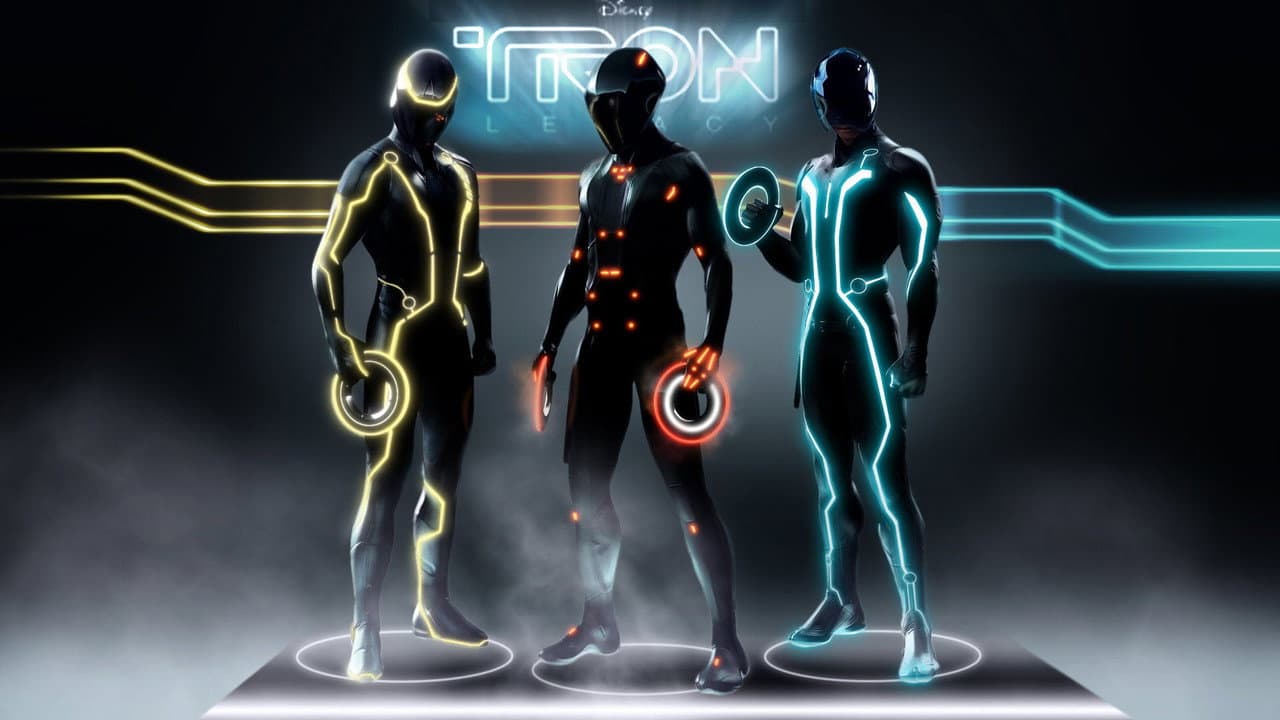 TRON: Legacy — backdrops with title 6