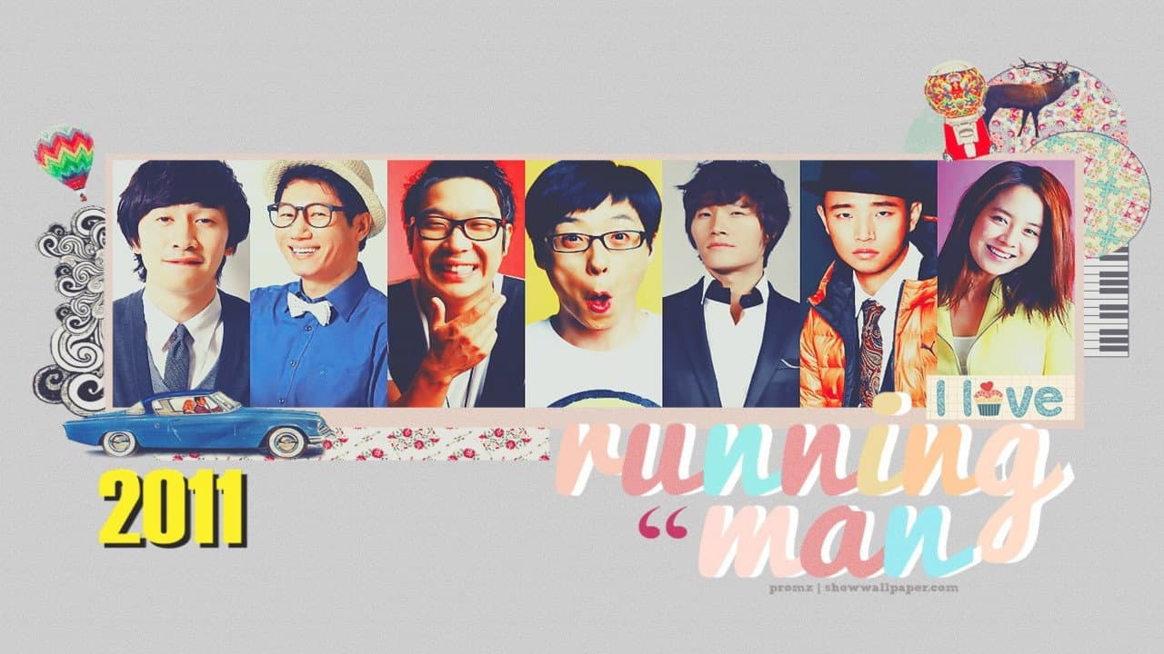Running Man — backdrops with title 3
