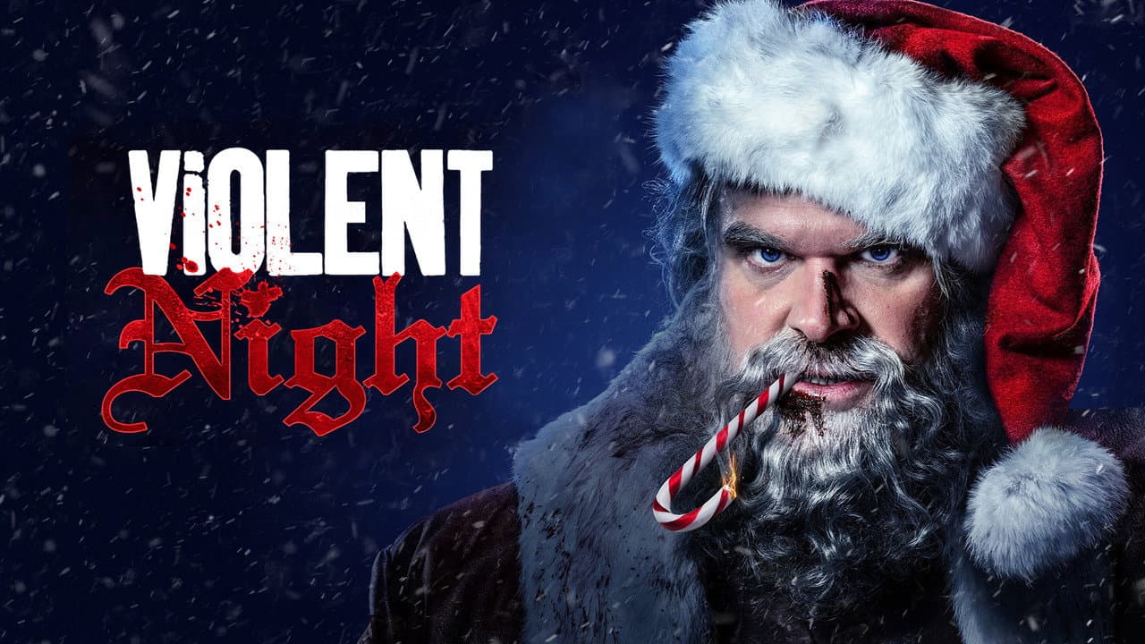 Violent Night — backdrops with title 1