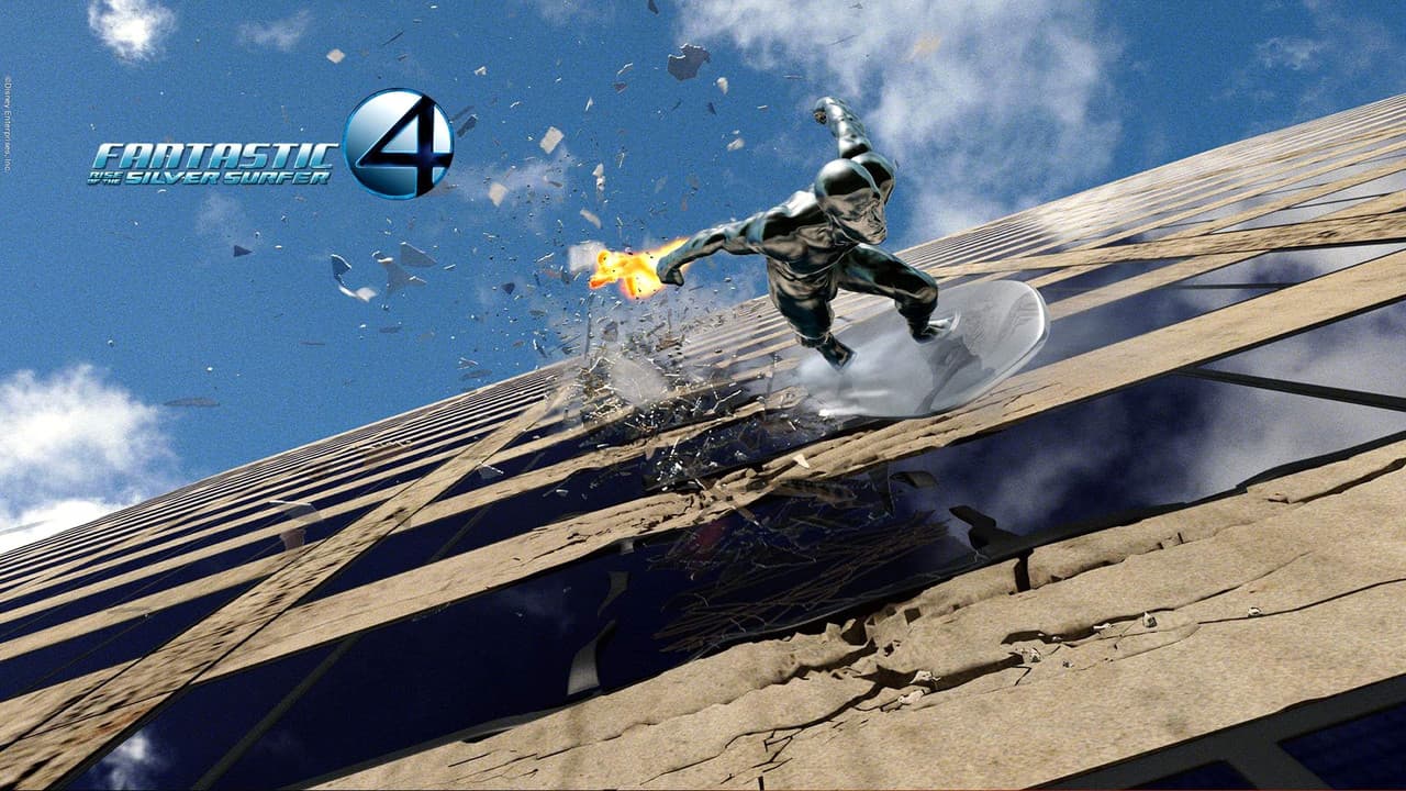 Fantastic Four: Rise of the Silver Surfer — backdrops with title 3