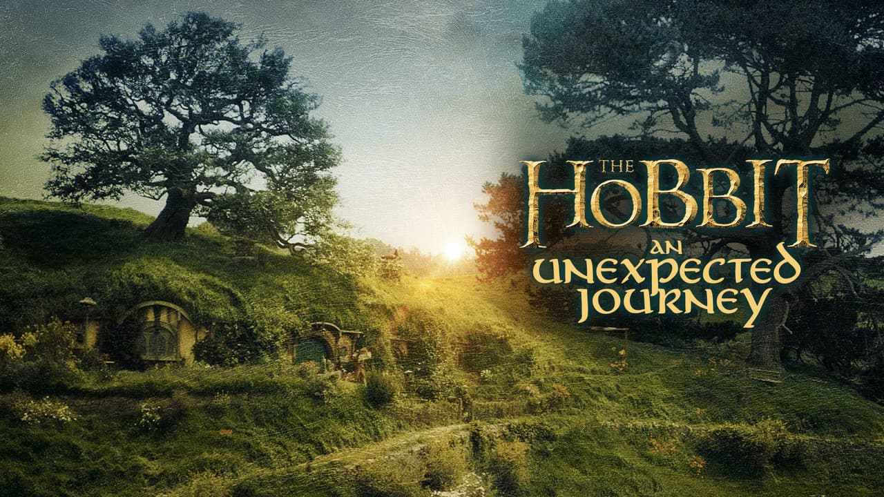 The Hobbit: An Unexpected Journey — backdrops with title 1