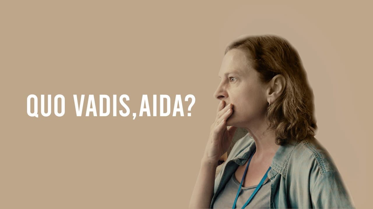 Quo Vadis, Aida? — backdrops with title 1