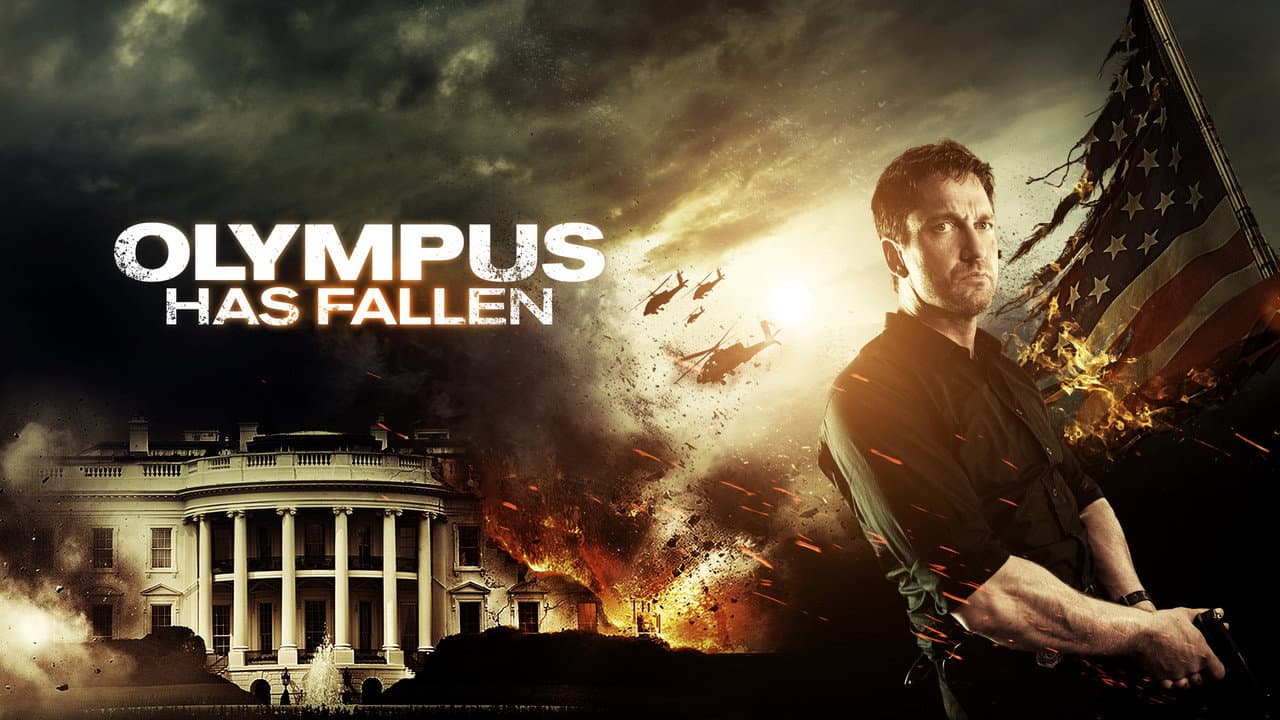 Olympus Has Fallen — backdrops with title 7