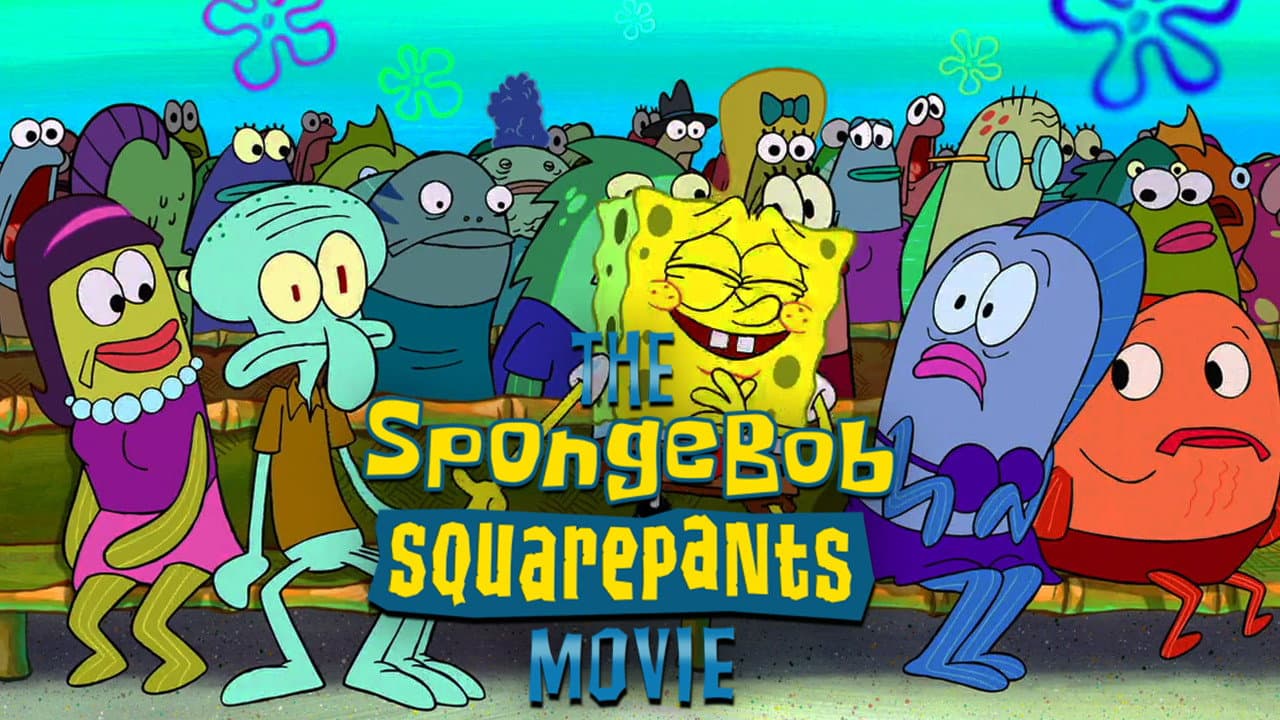 The SpongeBob SquarePants Movie — backdrops with title 7