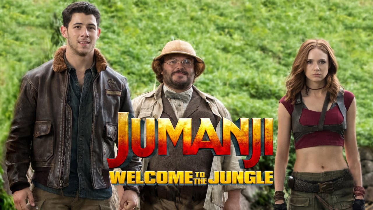 Jumanji: Welcome to the Jungle — backdrops with title 7