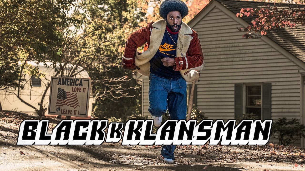 BlacKkKlansman — backdrops with title 5