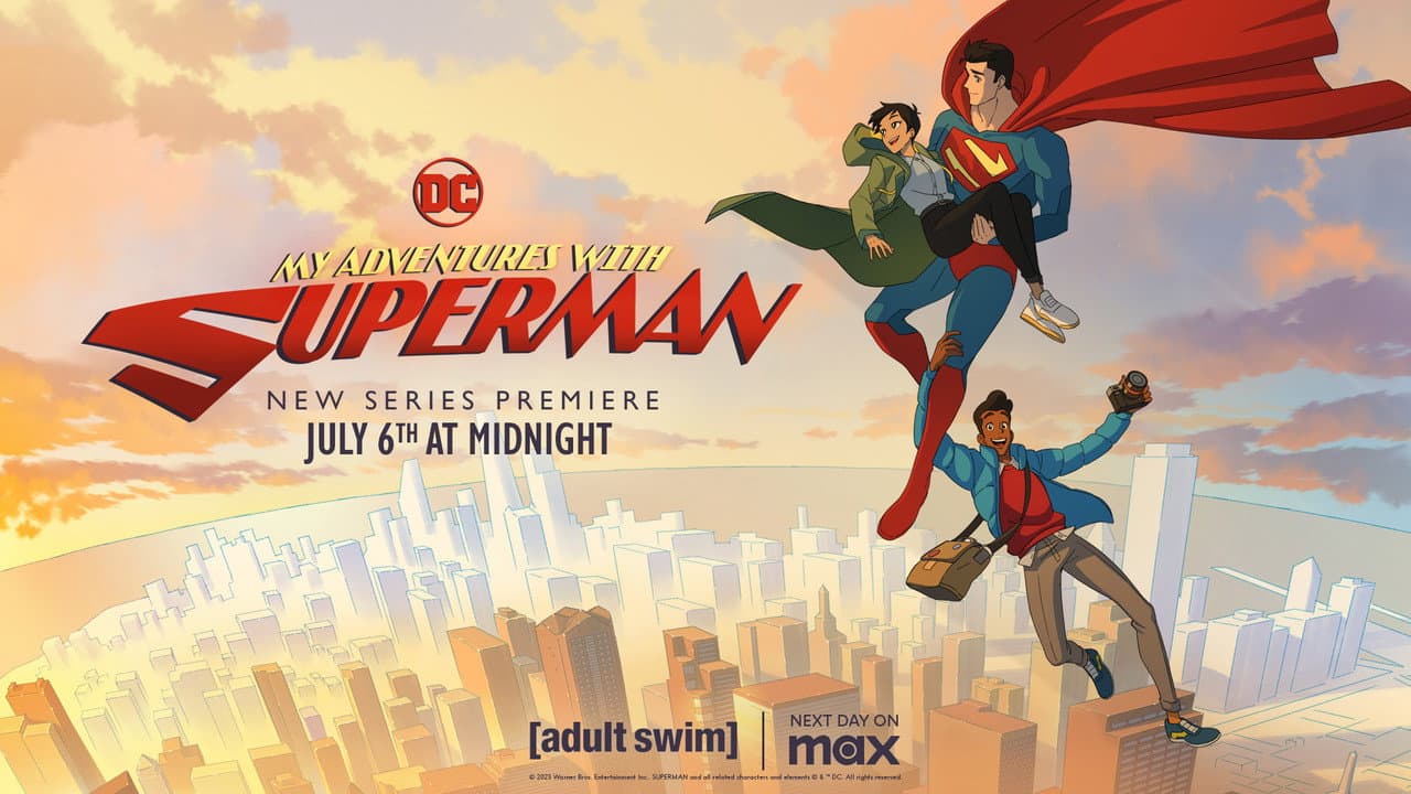 My Adventures with Superman — backdrops with title 5