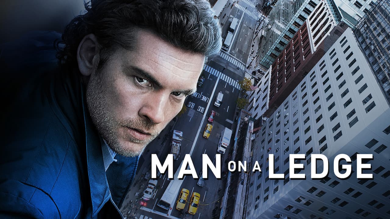Man on a Ledge — backdrops with title 3