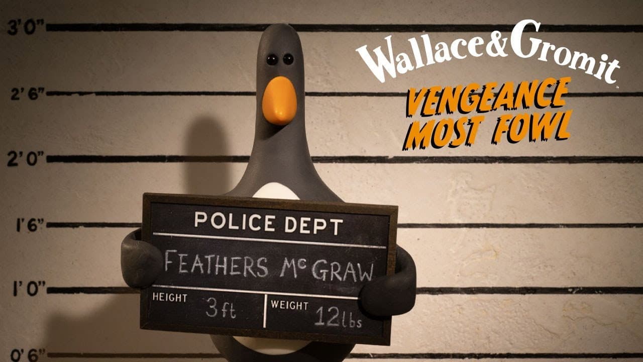 Wallace & Gromit: Vengeance Most Fowl — backdrops with title 7
