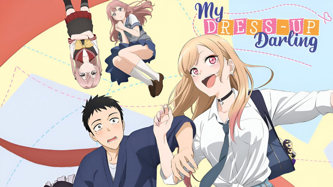 My Dress-Up Darling — backdrops with title 1