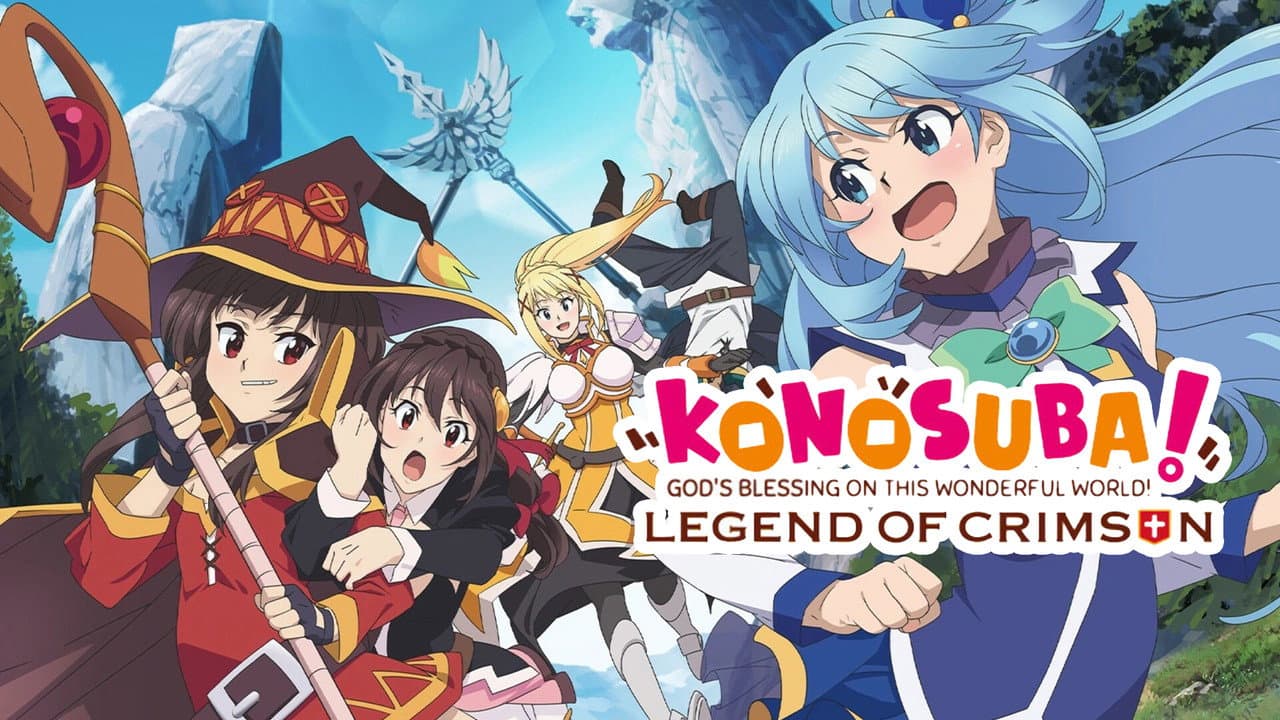 KONOSUBA – God's blessing on this wonderful world! Legend of Crimson — backdrops with title 3