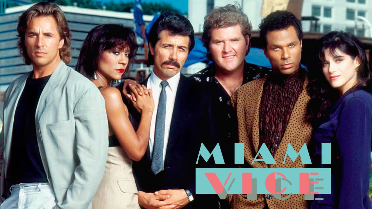Miami Vice — backdrops with title 1