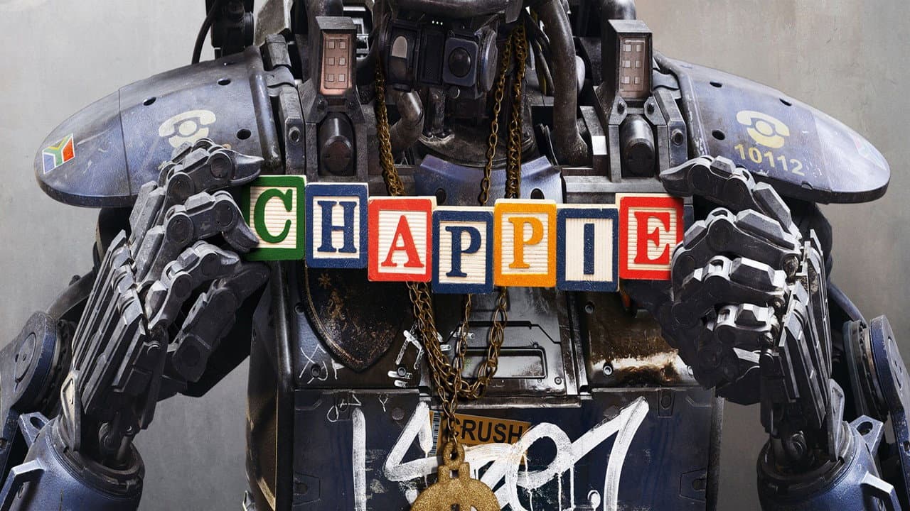 Chappie — backdrops with title 4