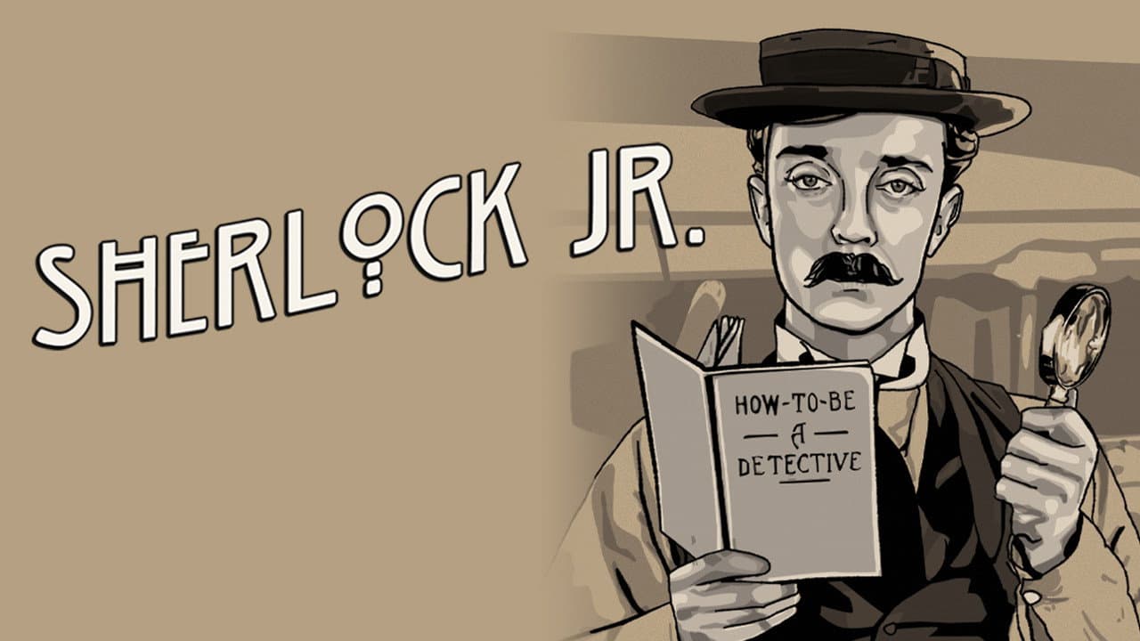 Sherlock Jr. — backdrops with title 5