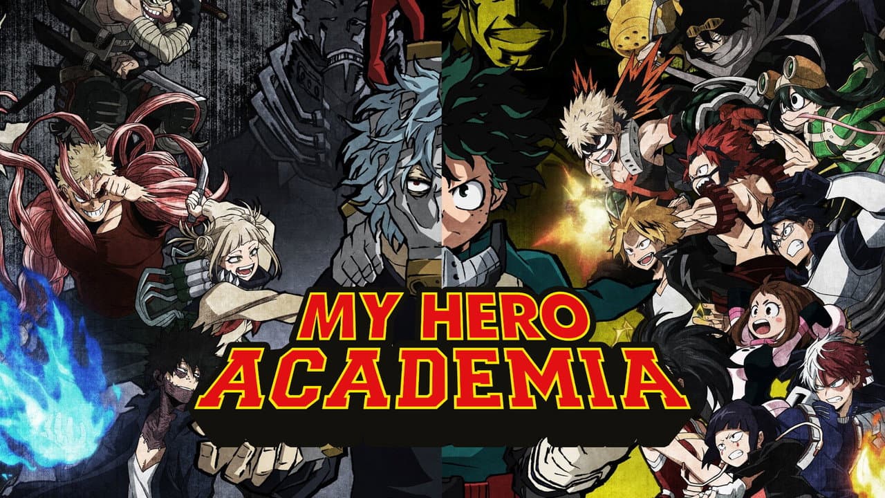My Hero Academia — backdrops with title 8
