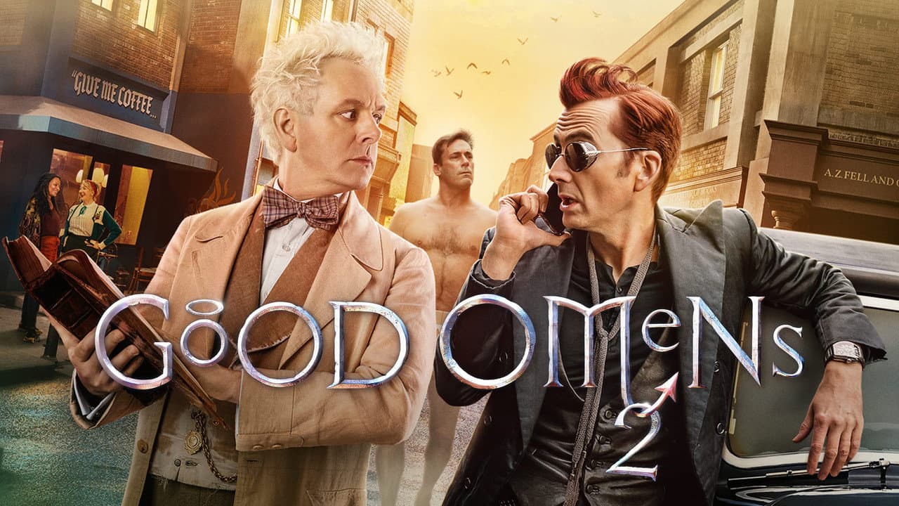 Good Omens — backdrops with title 3
