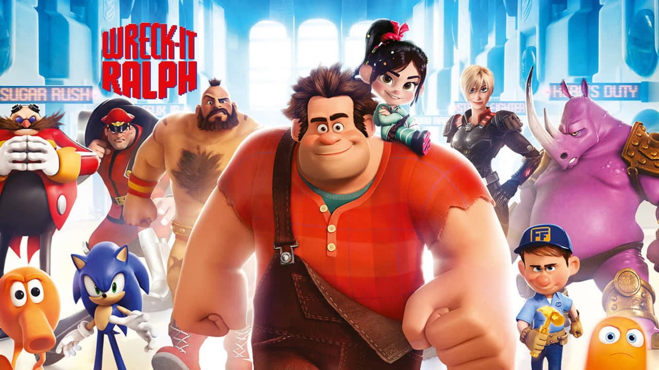 Wreck-It Ralph — backdrops with title 2