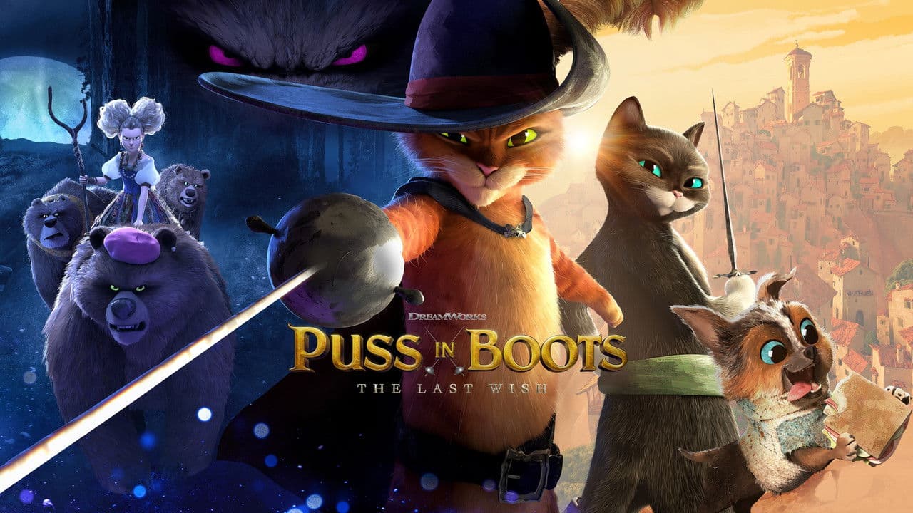 Puss in Boots: The Last Wish — backdrops with title 5