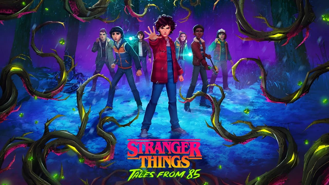 Stranger Things: Tales from '85 — backdrops with title 2