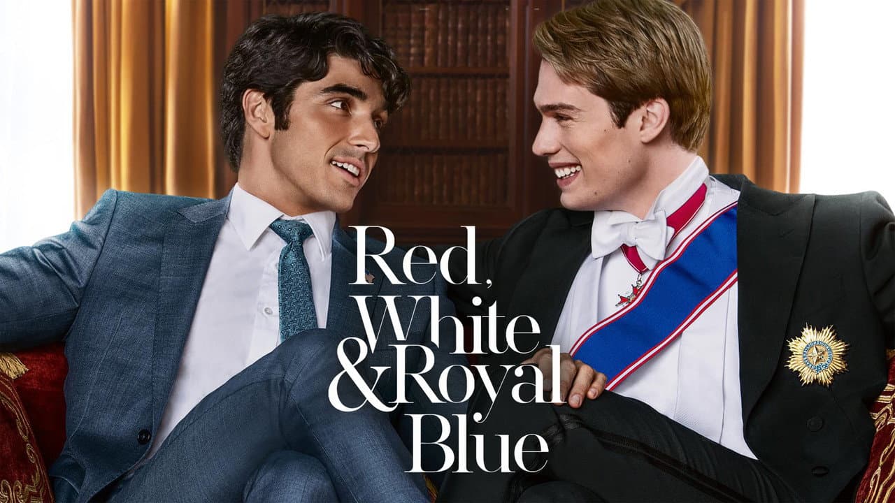 Red, White & Royal Blue — backdrops with title 4