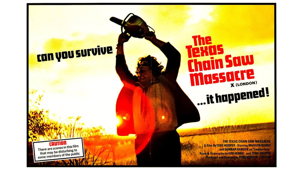 The Texas Chain Saw Massacre — backdrops with title 3