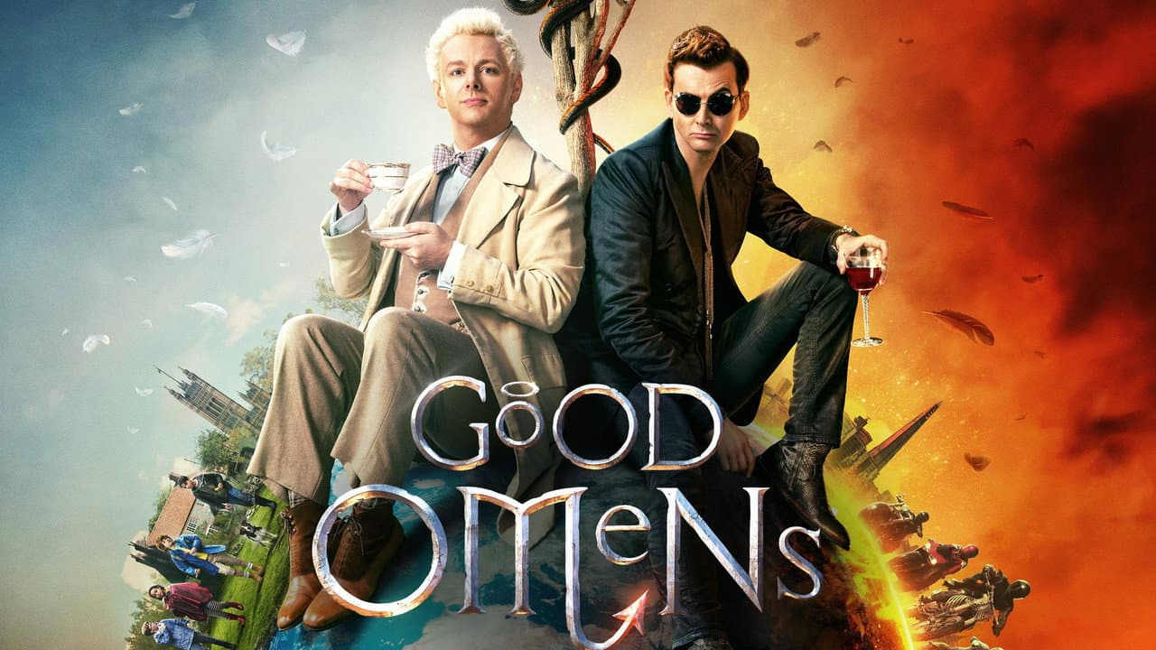 Good Omens — backdrops with title 4