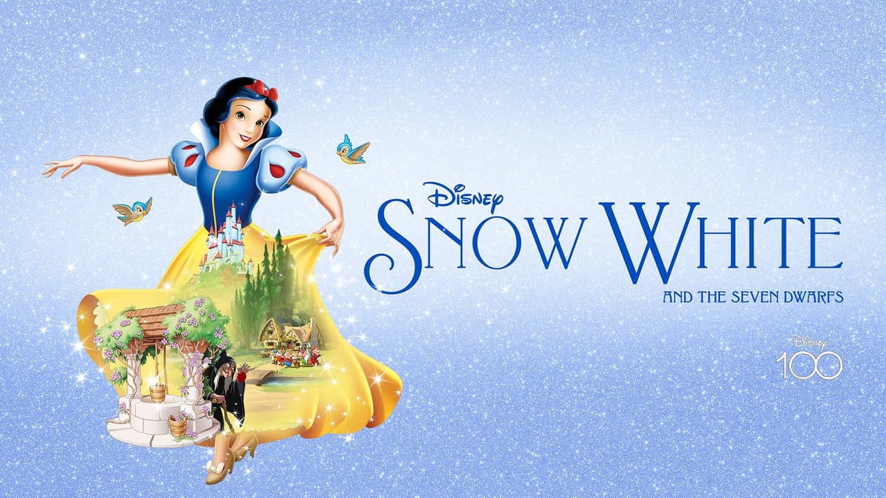 Snow White and the Seven Dwarfs — backdrops with title 8