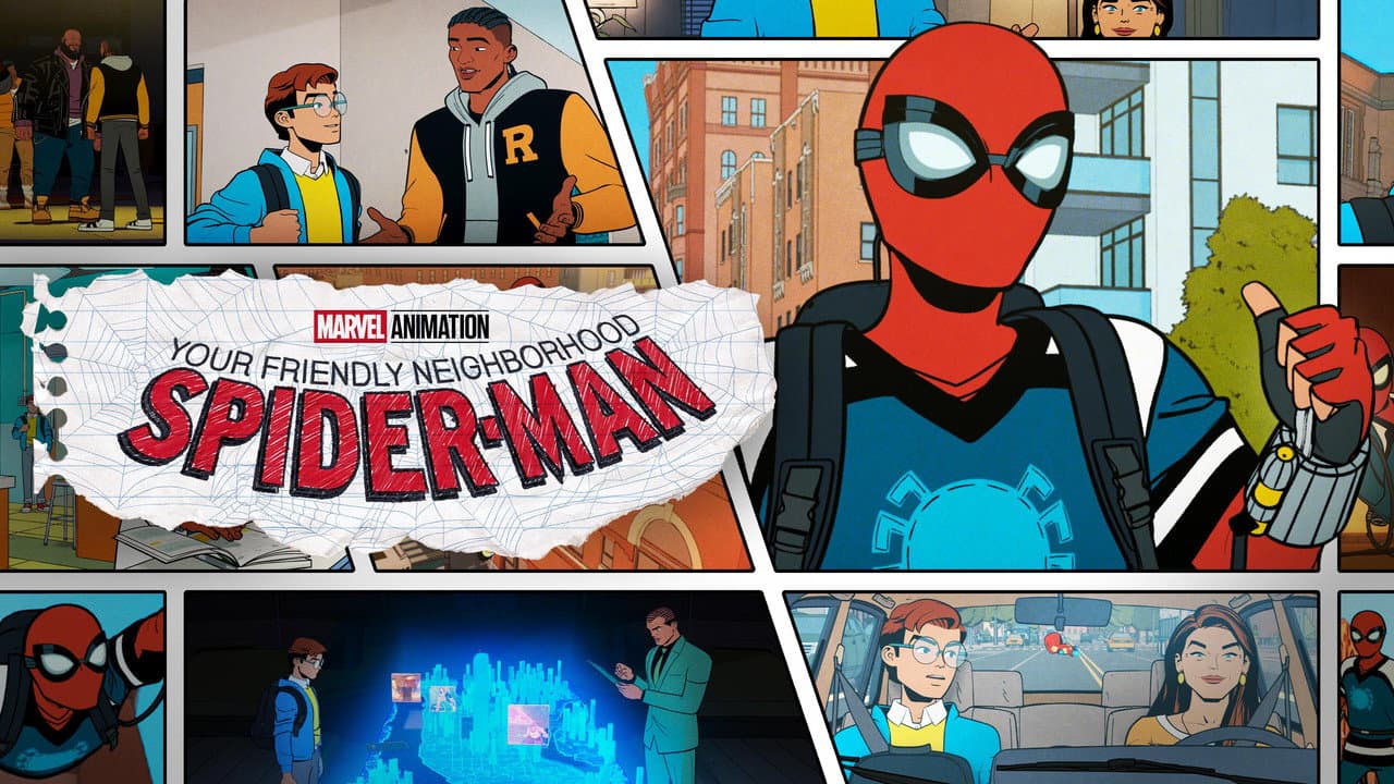 Your Friendly Neighborhood Spider-Man — backdrops with title 2