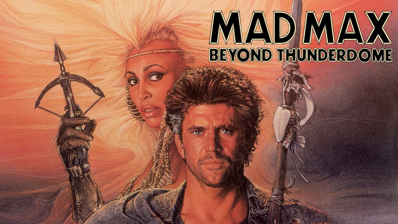 Mad Max Beyond Thunderdome — backdrops with title 2
