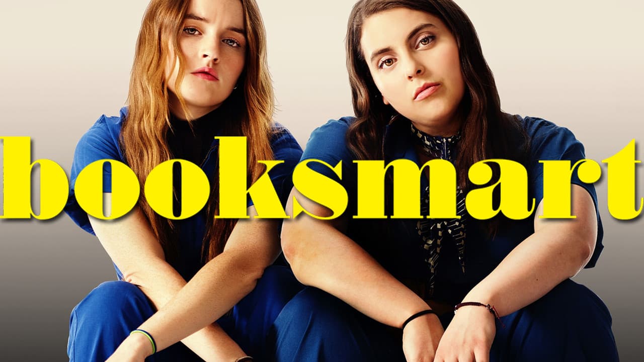 Booksmart — backdrops with title 1