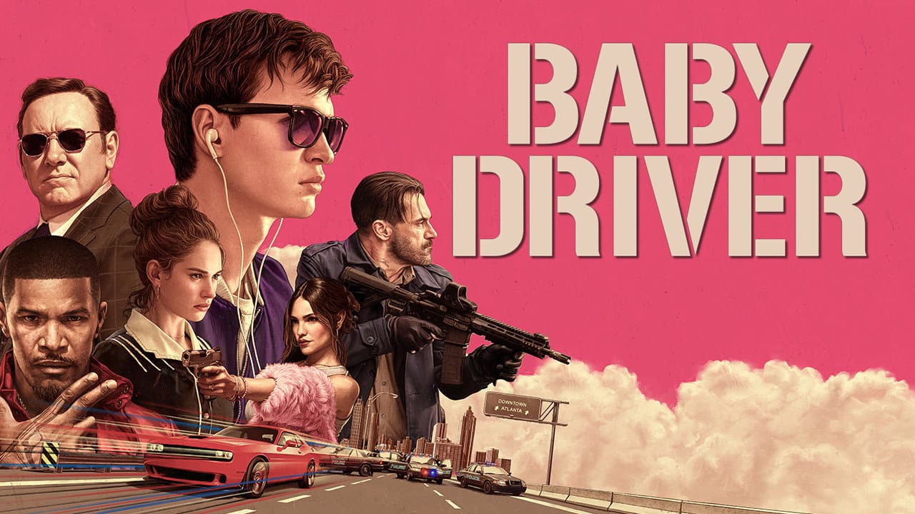Baby Driver — backdrops with title 2