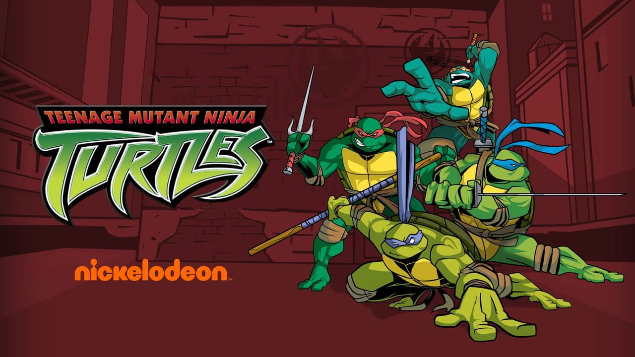 Teenage Mutant Ninja Turtles — backdrops with title 1