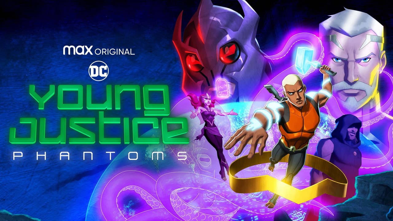 Young Justice — backdrops with title 3