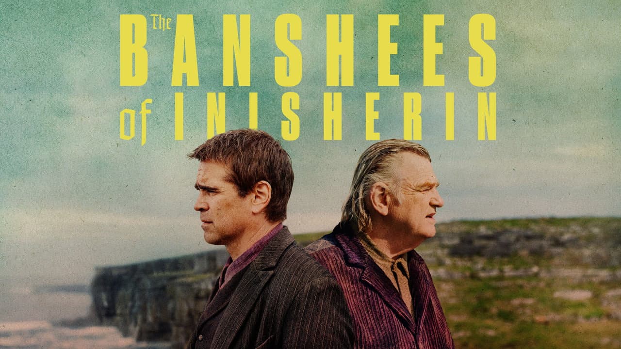 The Banshees of Inisherin — backdrops with title 2