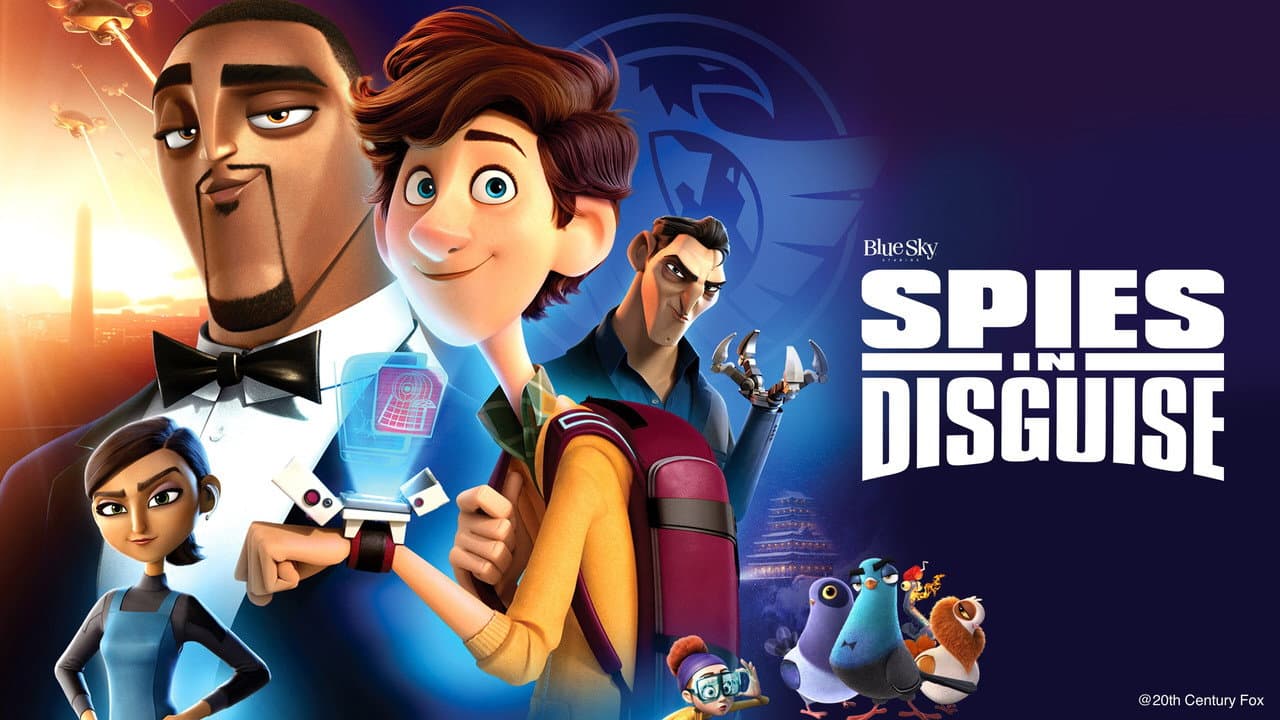 Spies in Disguise — backdrops with title 3