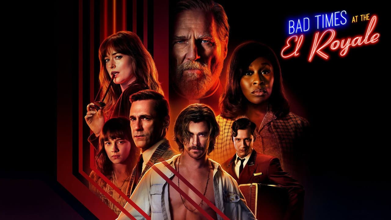 Bad Times at the El Royale — backdrops with title 2