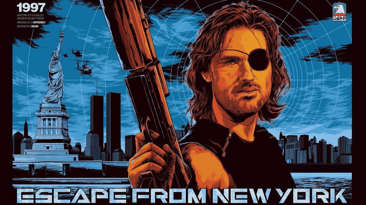 Escape from New York — backdrops with title 4