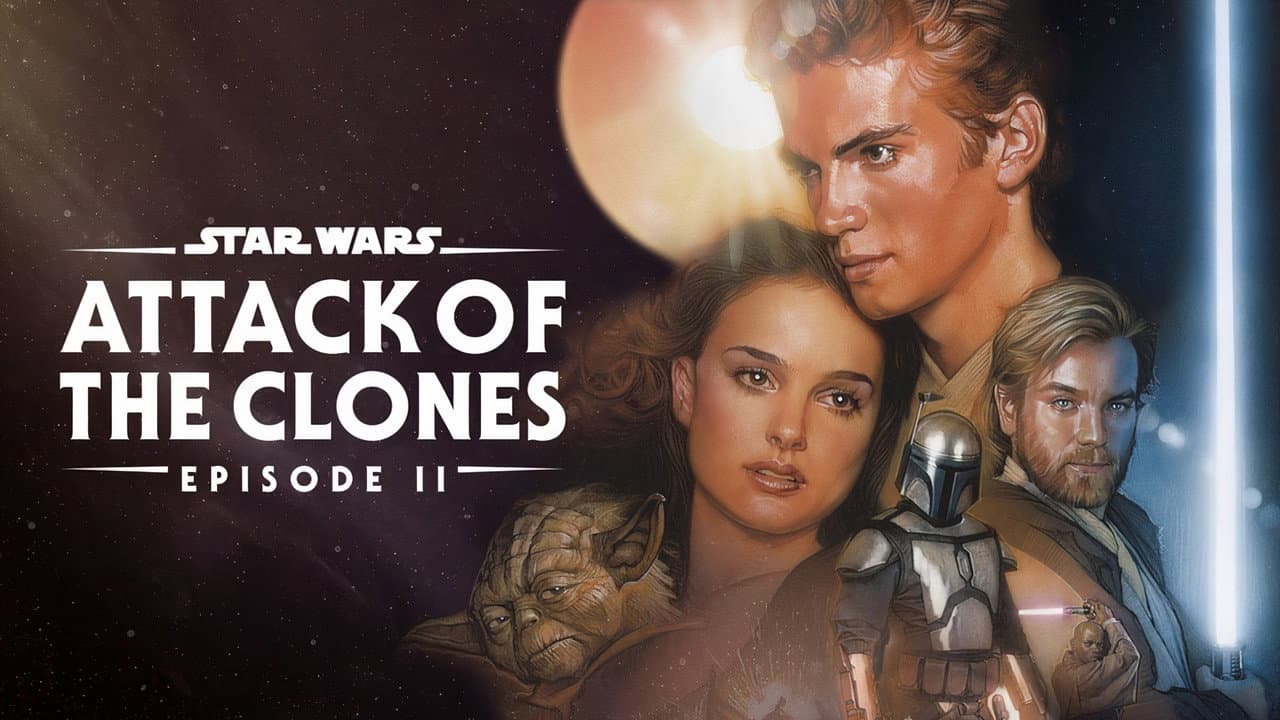 Star Wars: Episode II - Attack of the Clones — backdrops with title 7