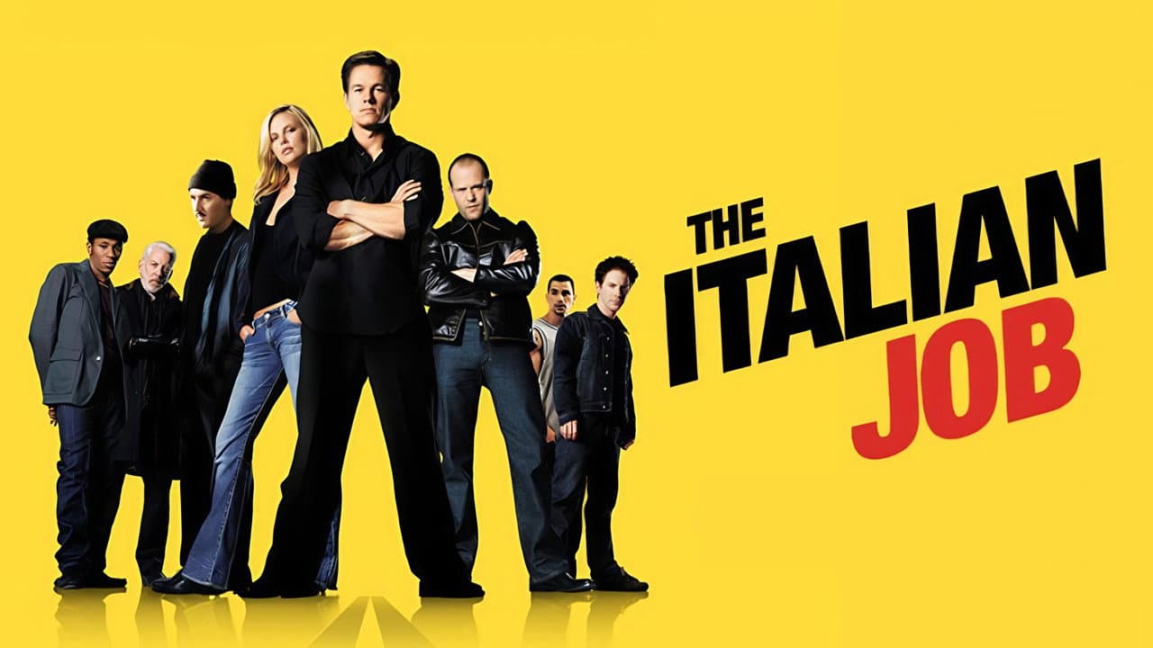 The Italian Job — backdrops with title 6