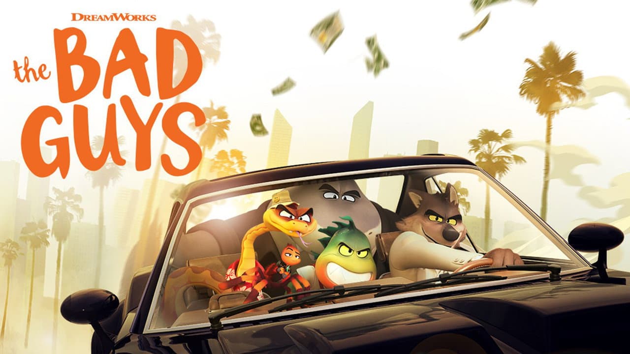 The Bad Guys — backdrops with title 5