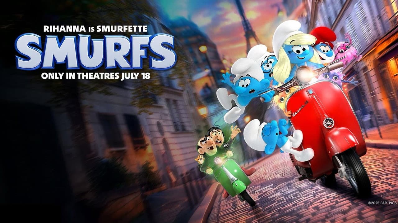 Smurfs — backdrops with title 7