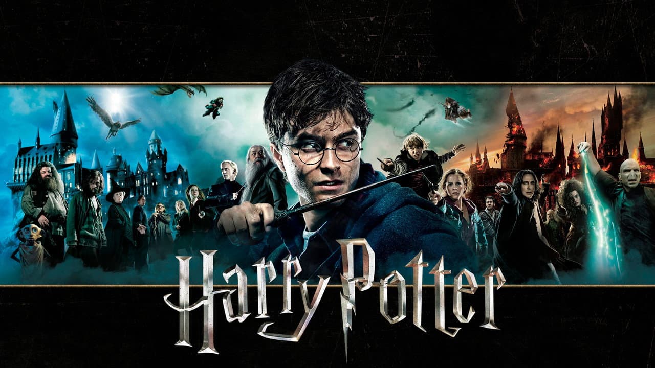 Harry Potter and the Deathly Hallows: Part 2 — backdrops with title 8