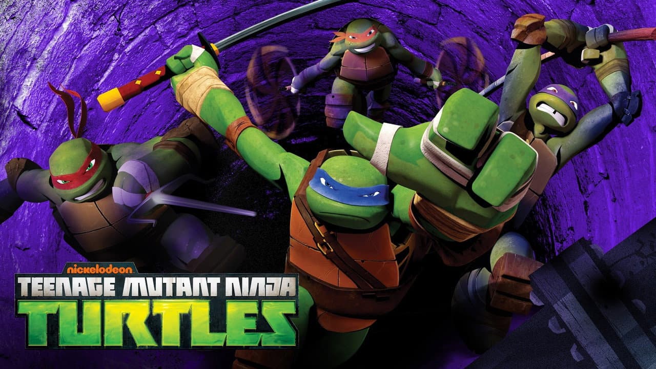Teenage Mutant Ninja Turtles — backdrops with title 5