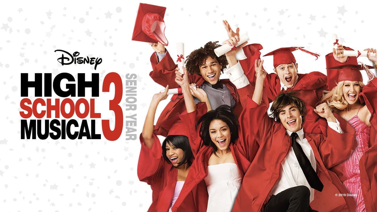 High School Musical 3: Senior Year — backdrops with title 1