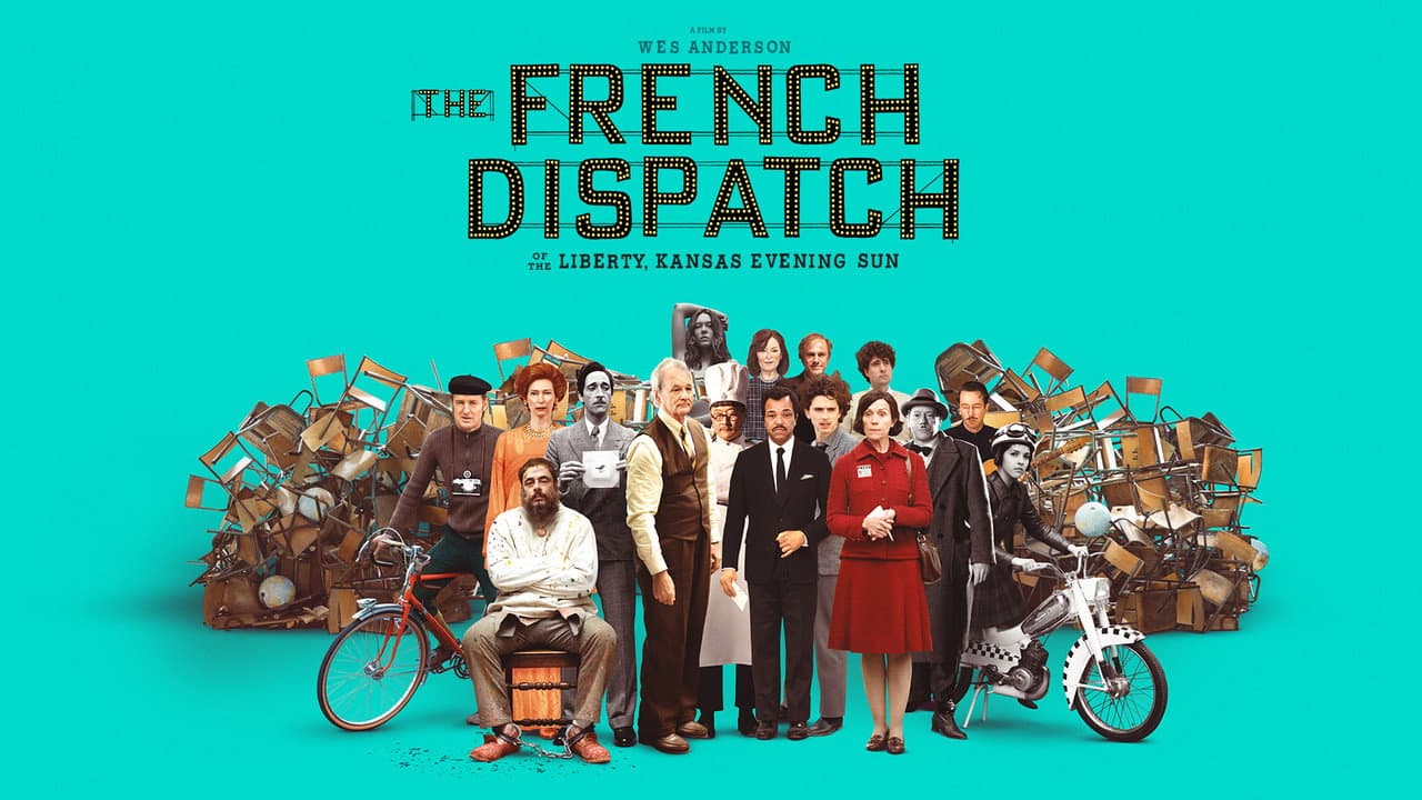 The French Dispatch of the Liberty, Kansas Evening Sun — backdrops with title 5