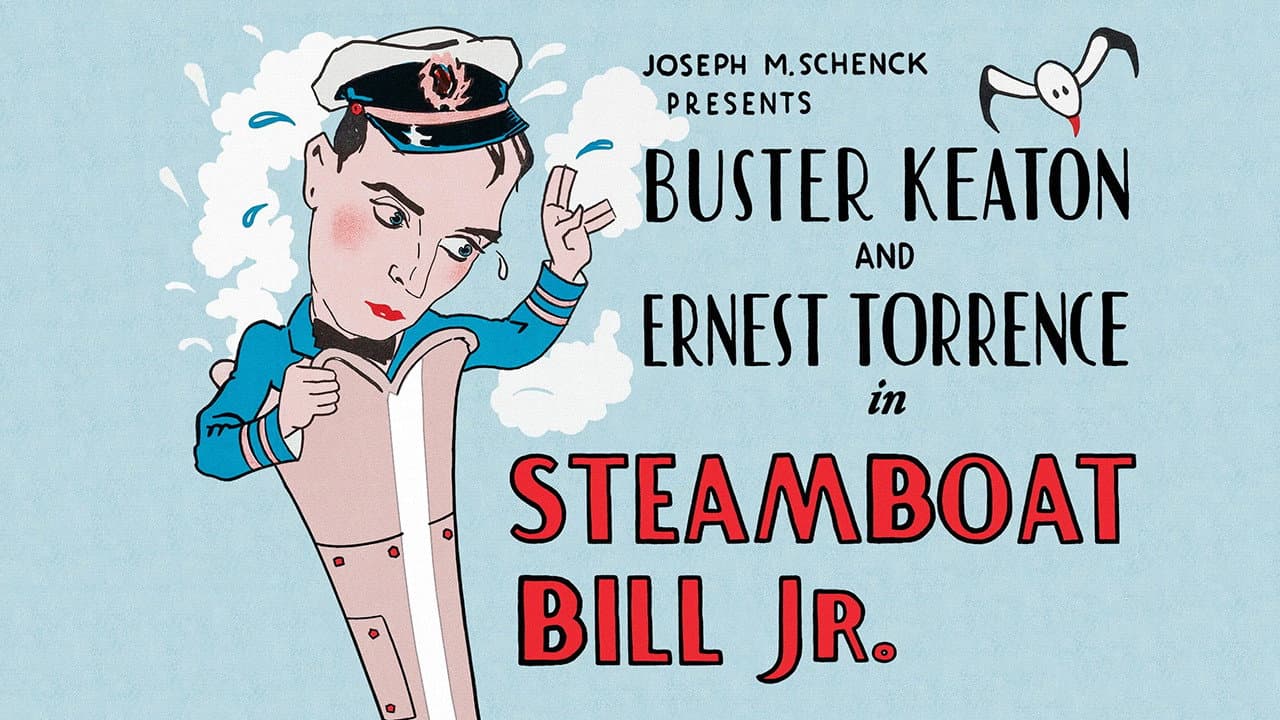Steamboat Bill, Jr. — backdrops with title 2