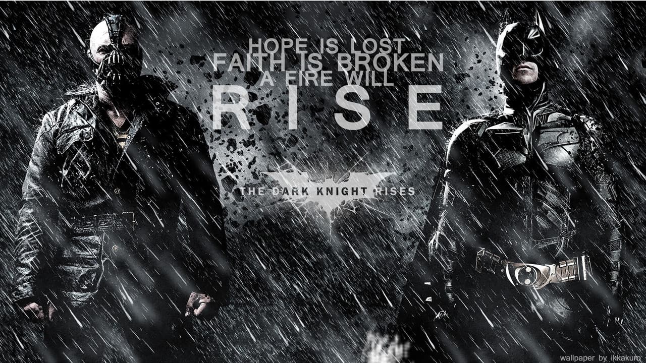 The Dark Knight Rises — backdrops with title 7