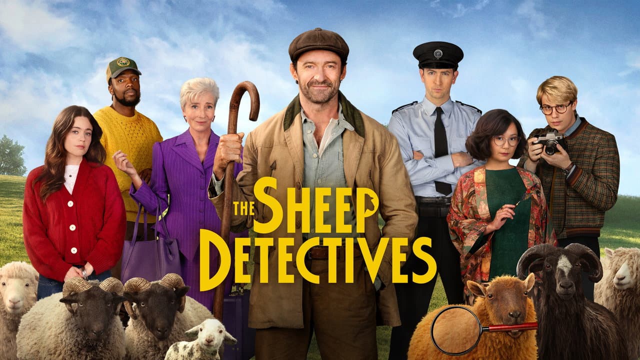 The Sheep Detectives — backdrops with title 1