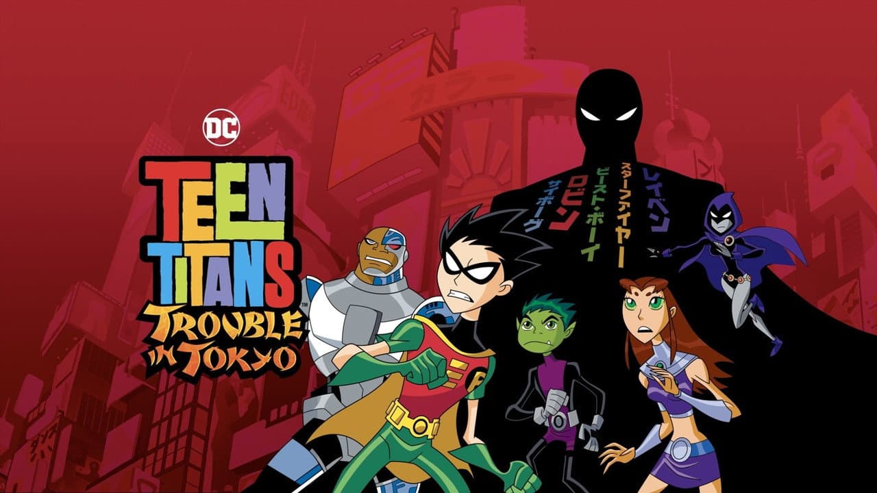 Teen Titans: Trouble in Tokyo — backdrops with title 3