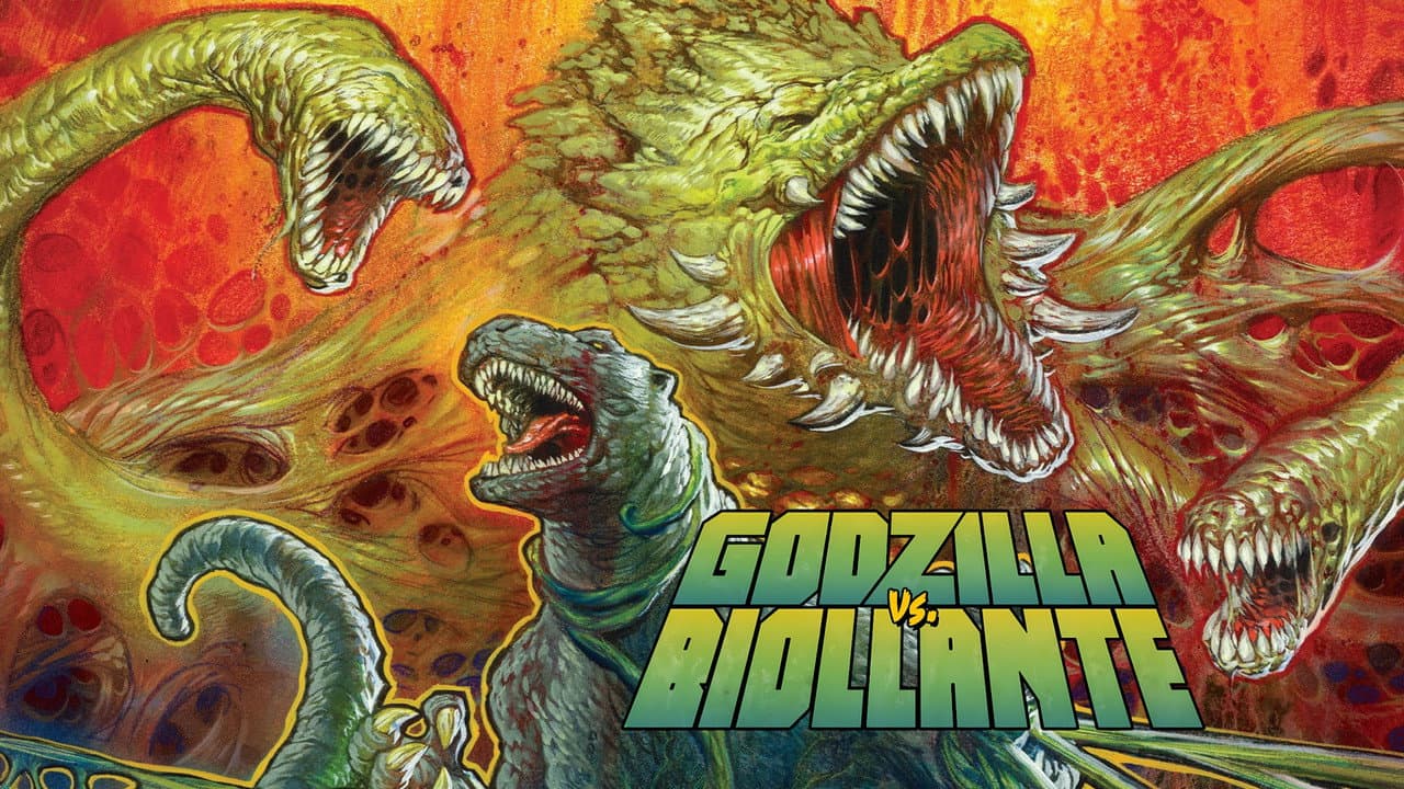 Godzilla vs. Biollante — backdrops with title 3